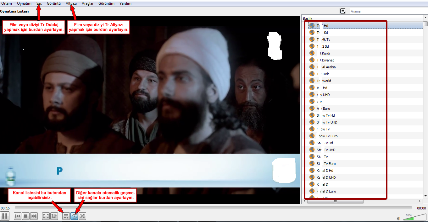 vlc player iptv