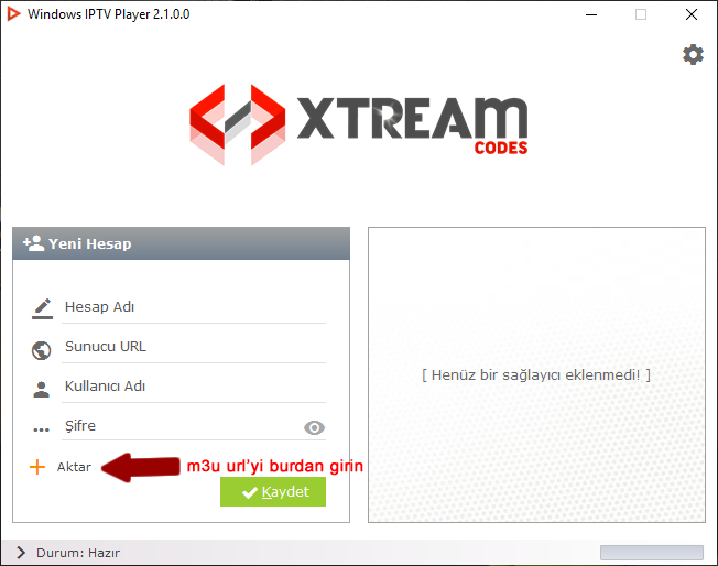 Windows iPTV Player